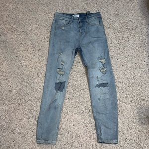 Thrashed Zara Slim Jeans